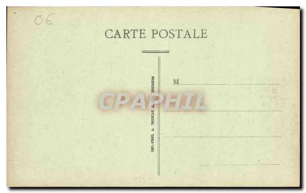 Monte Carlo – Terrasse do Casino — A. Guespin, Editor - Verso