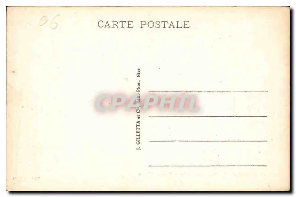 Monte-Carlo — Die Florentiner Grazien — Spielraum, von Gervais - Rückseite