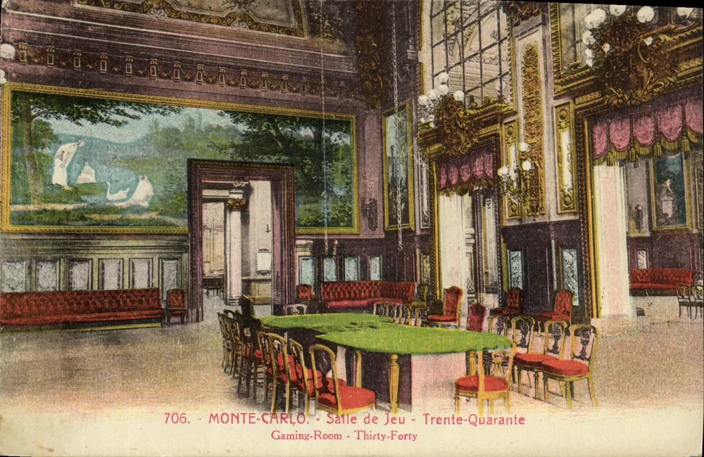 Monte-Carlo - Spielraum Trente-Quarante - Verlag: Société Cretta, Paris - Vorderseite