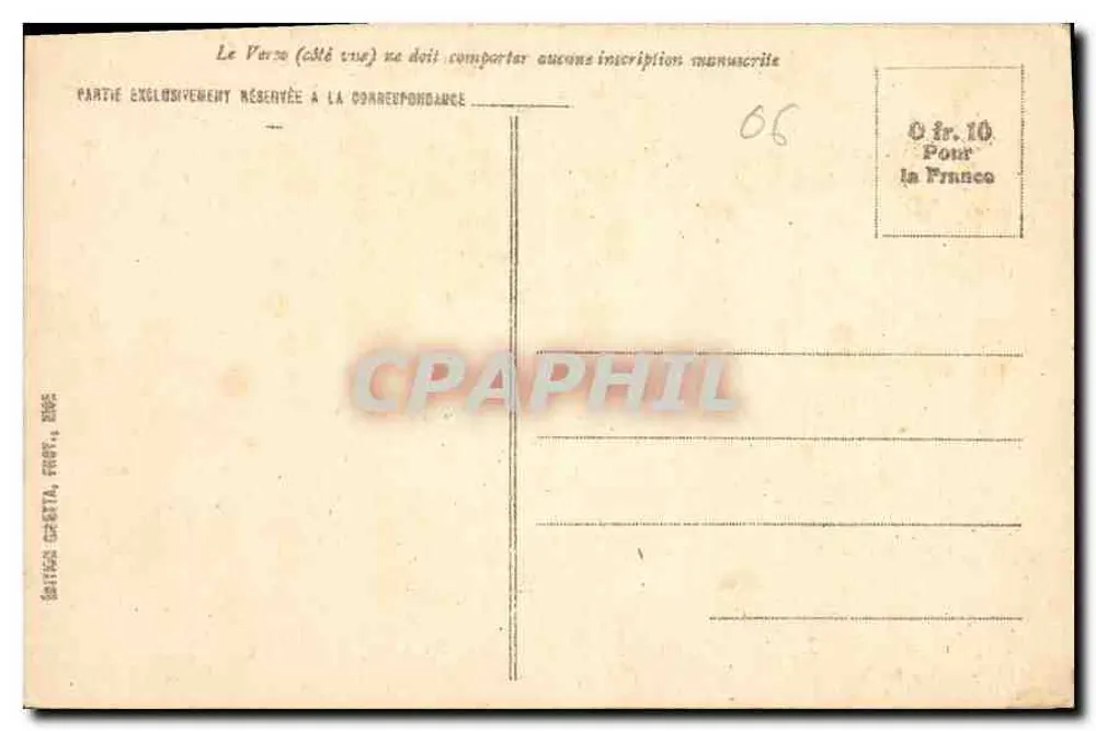 Monte-Carlo - Spielraum Trente-Quarante - Verlag: Société Cretta, Paris - Rückseite