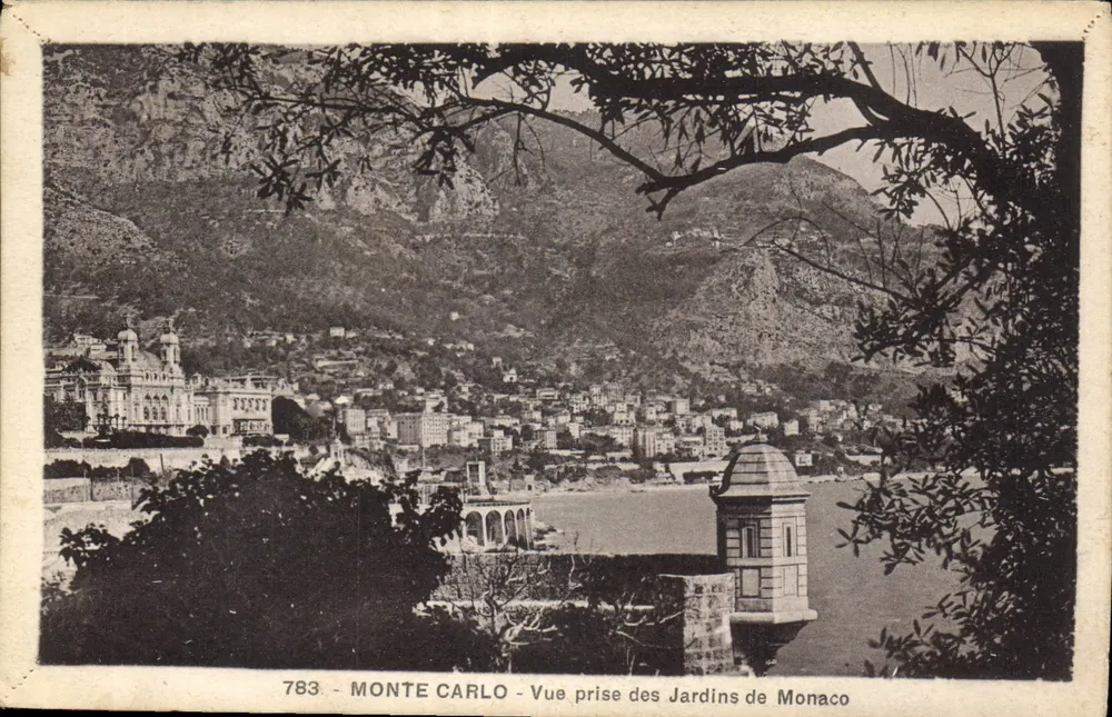 Monte Carlo — Ansicht vom Garten von Monaco — n°783 - Vorderseite