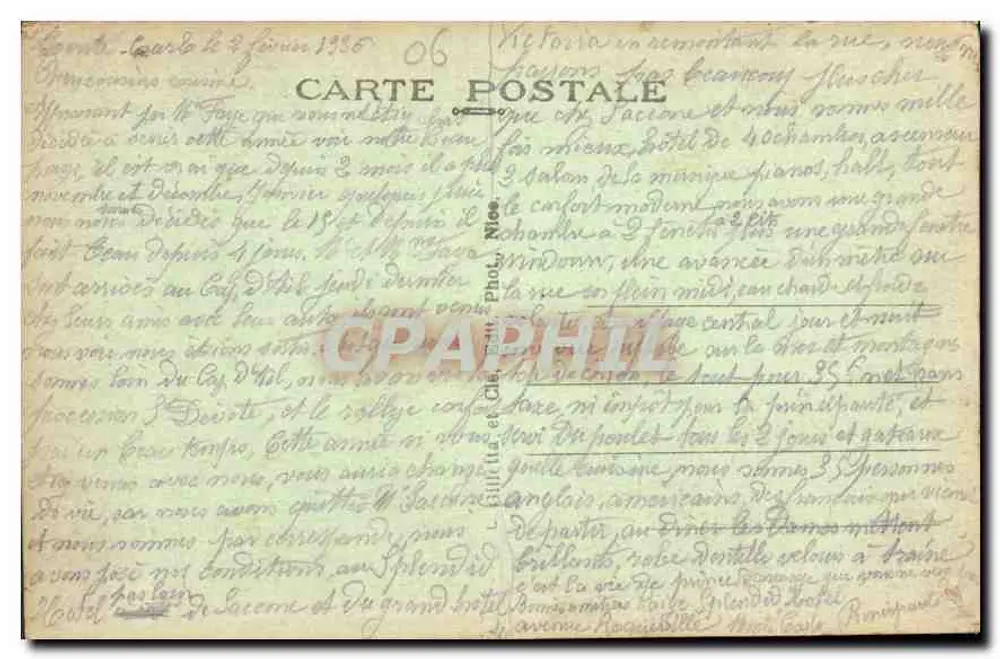 Monte Carlo — Ansicht vom Garten von Monaco — n°783 - Rückseite