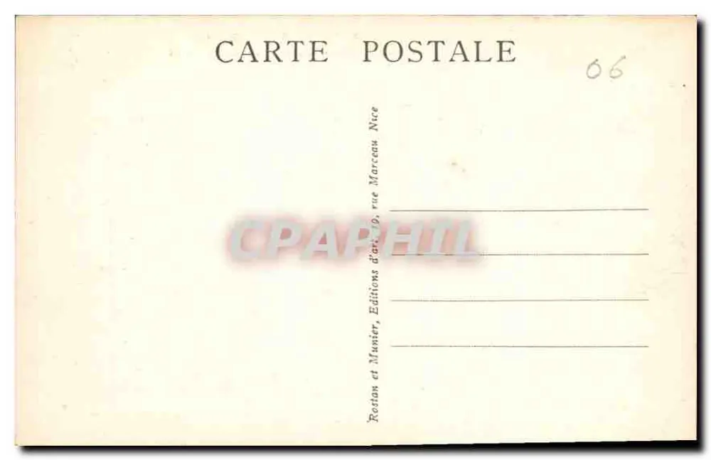 Das Casino und die Terrassen - Monte-Carlo — Serie 331, Verlag R.M. - Rückseite