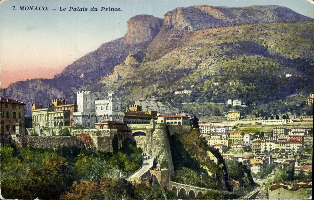 Mônaco — O Palácio do Príncipe — C. L'Énatrac & Cie, n° 06 - Frente