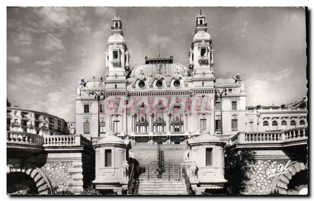 Monte-Carlo — Das Casino: Fassade und Terrassen über dem Meer — Edition Lavelle & Cie - Vorderseite