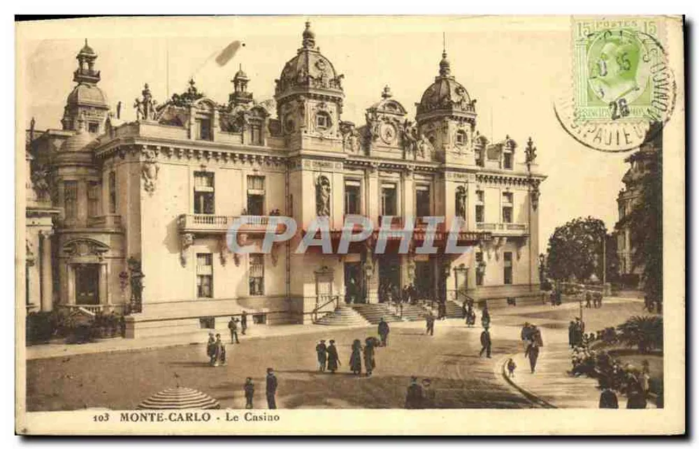 Monte-Carlo - O Casino — Edição Madame Conti, n°103 - Frente
