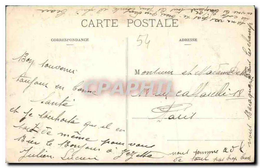 O Claustro de Saint-Gengoult — Toul — Gerdolle e Briquet, editores, Toul, B-4 - Verso