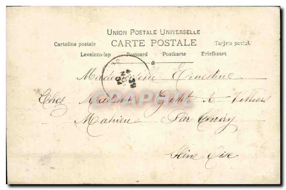 Olympia — J. Derval, n° 970 - Verso