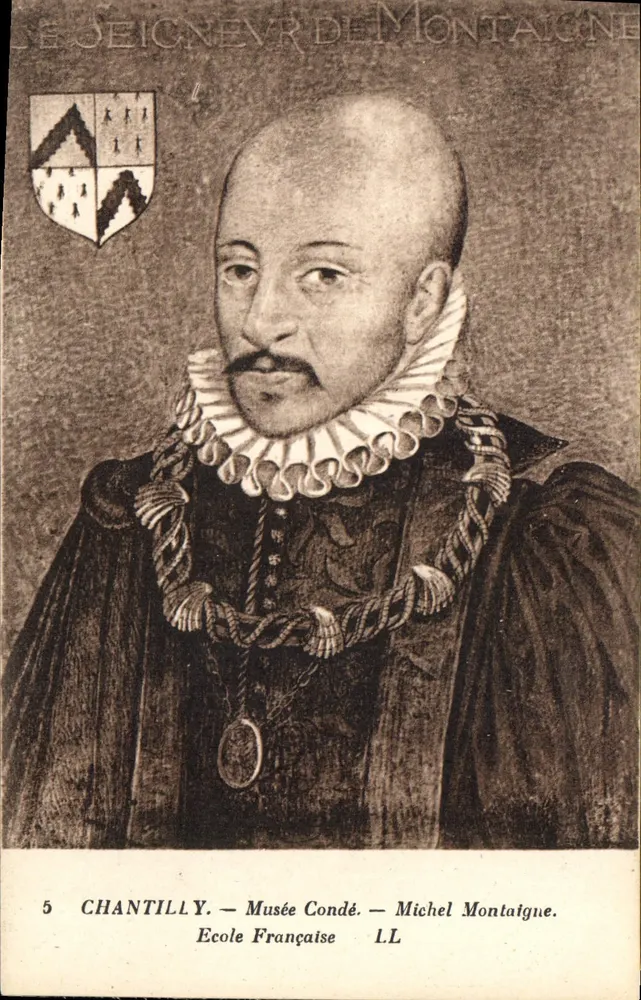 Michel de Montaigne — Portrait — Musée Condé, Chantilly - Vorderseite