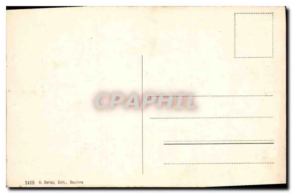 वैलोर्ब - गुफा के अंदर — ए. डेरियाज, बॉल्मेज़, संख्या 1419 - पीछे