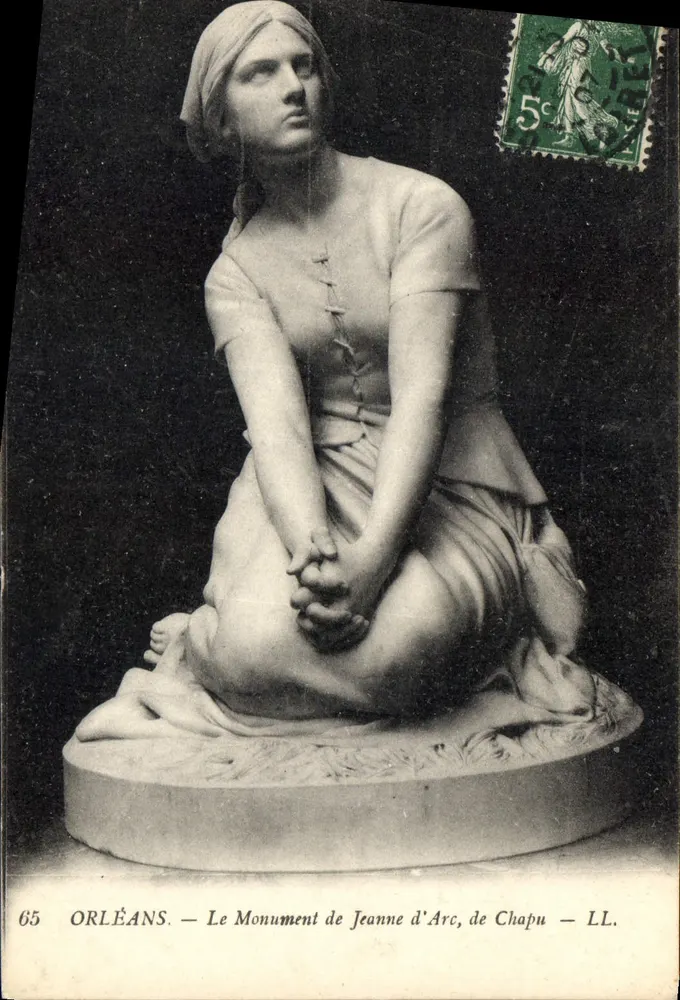 Orléans — Das Denkmal für Jeanne d'Arc, von Chapu — LL. n°65 - Vorderseite