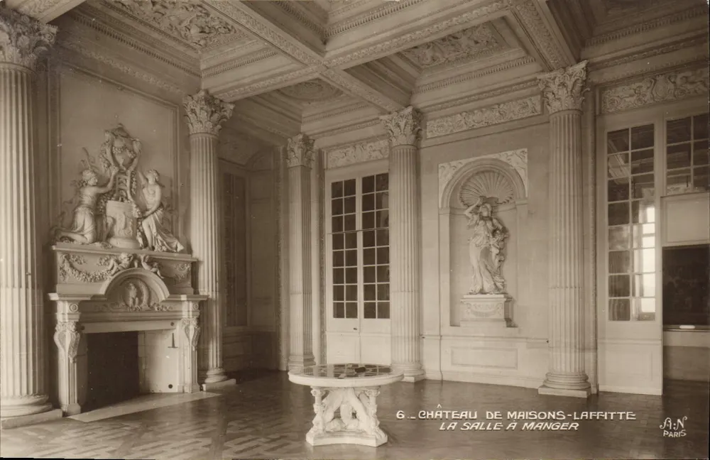 Castello di Maisons-Laffitte — Sala da Pranzo — A.N. Paris - Recto