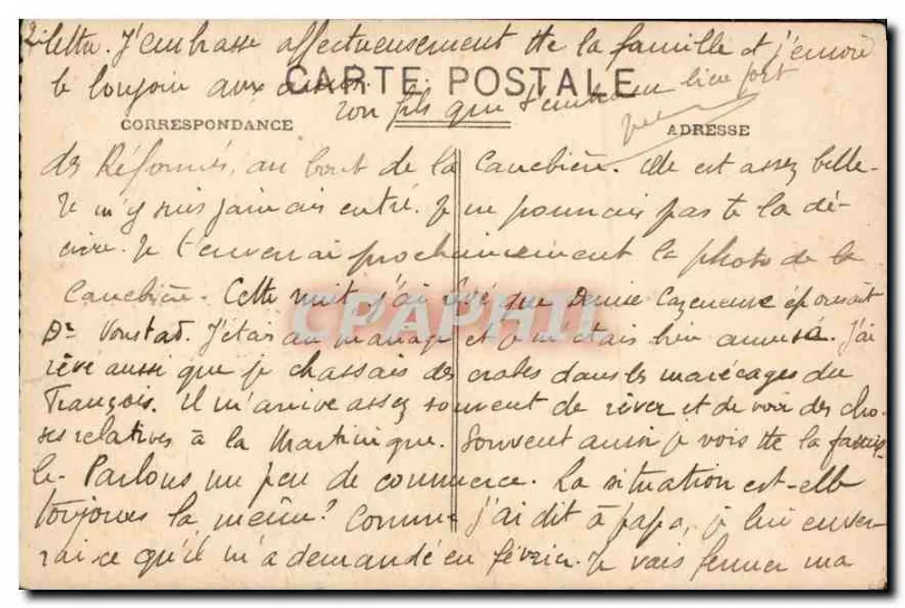 Marseille — Die Reformierte Kirche — Kirche les Reformes - Rückseite