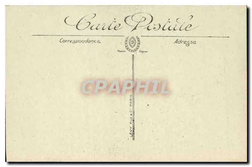 Marselha — Nossa Senhora da Guarda — editor Lévy Frères & Cie, n°25 - Verso