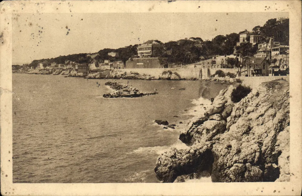 A Corniche — Marselha — Edição especial de filatelia - Frente