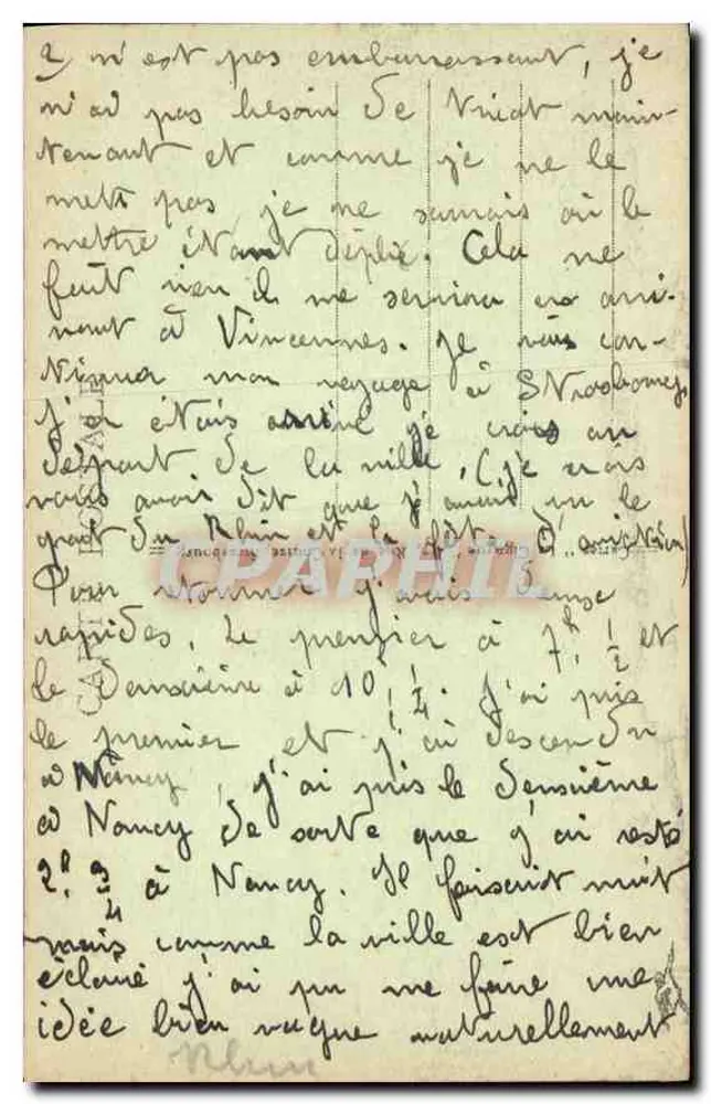 Straßburg — Palais du Rhin — Place de la République — Anonymer Verlag, Nr. 272 - Rückseite