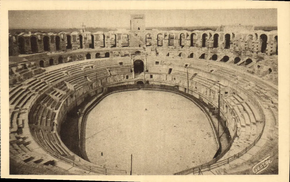 Arles — Wnętrze Aren — J. George, nr 503 - Awers