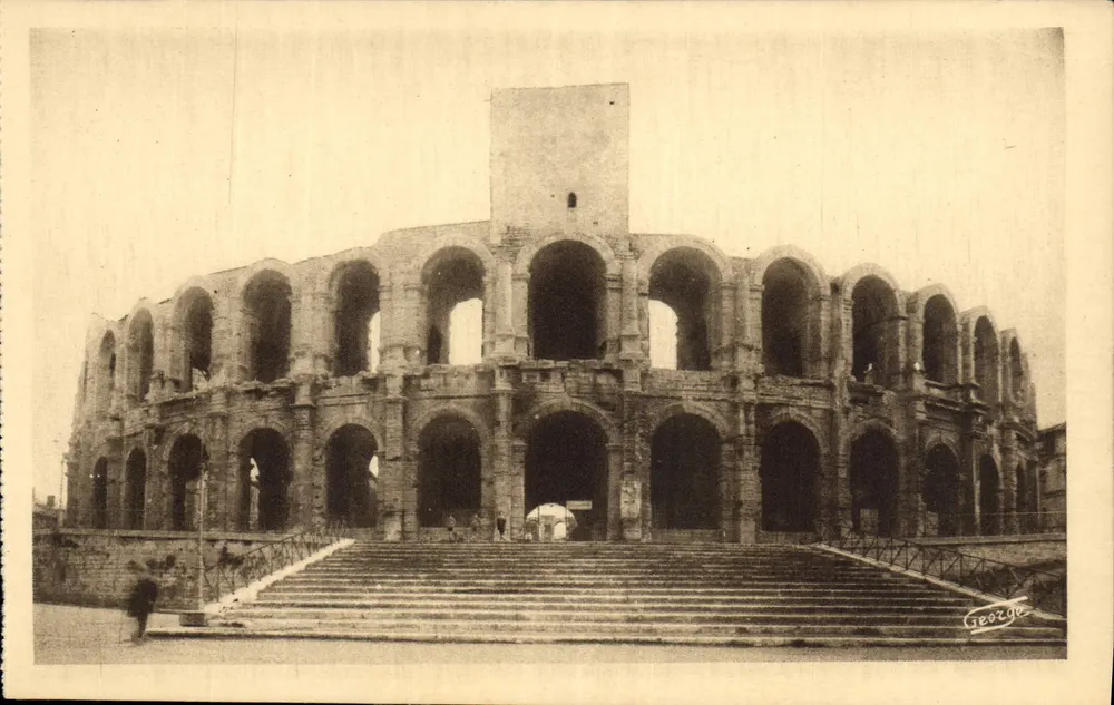 Arles - De Arenes - Grote Trap — J. George, n° 502 - Voorkant