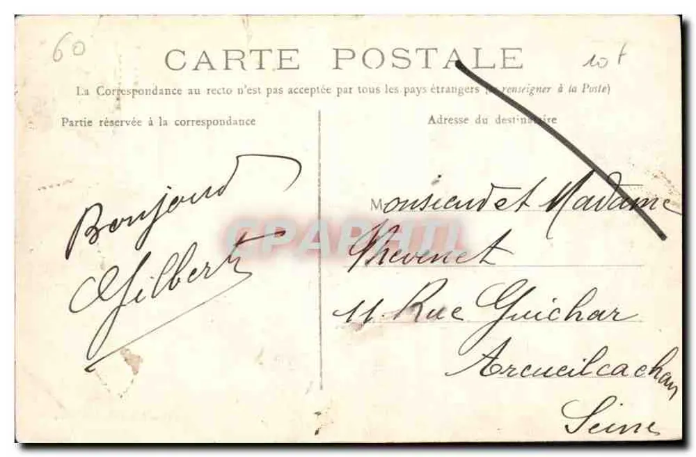 Floresta de COMPIÈGNE — Les Eiangs — Editor Galeries - Verso