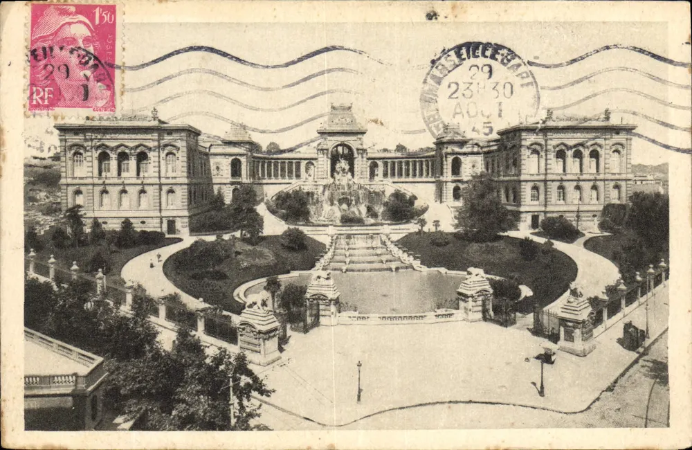 O Palácio Longchamp — Marselha — Edições Alirellis & Gauthier, n°162 - Frente
