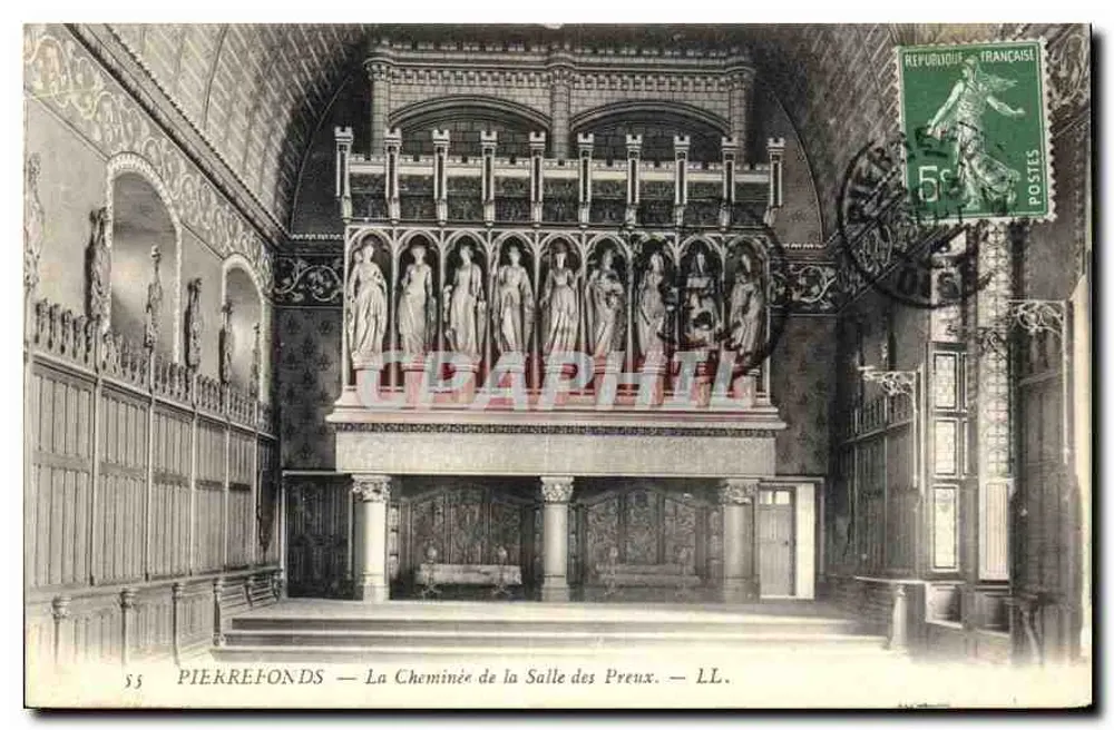 PierreFonds — Der Kamin der Salle des Preux — LL. - Vorderseite