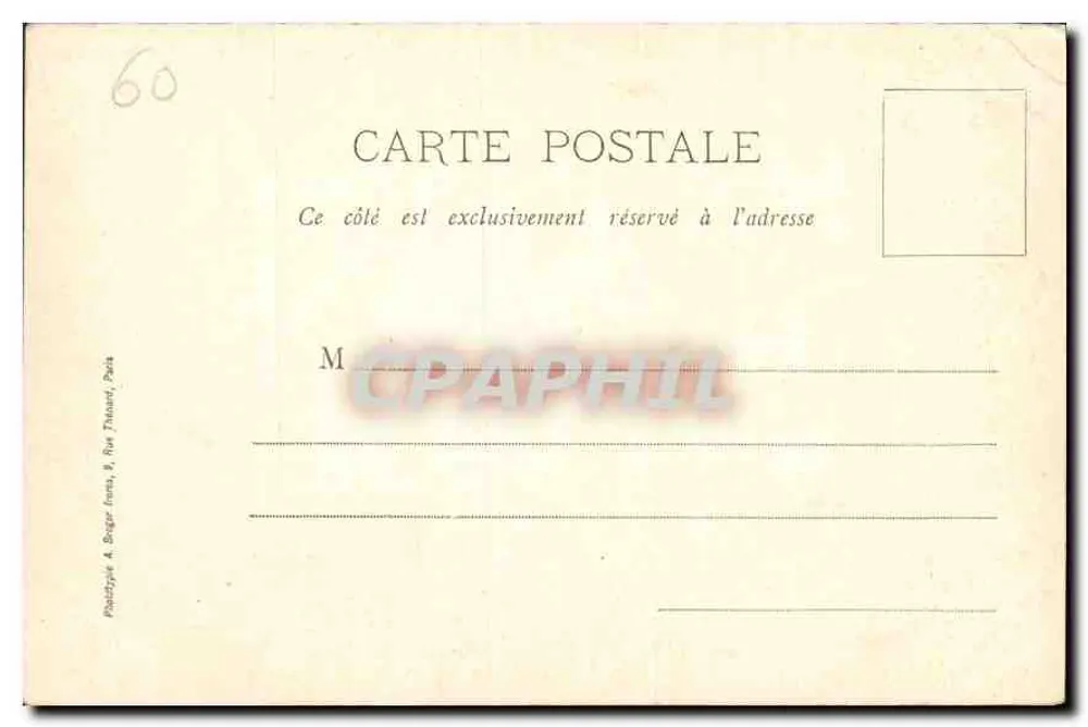 Castelo de Pierrefonds — Cour d'honneur, Le Heffrot — A. Porma, Pierrefonds (Oise), Reprod. interdite - Verso