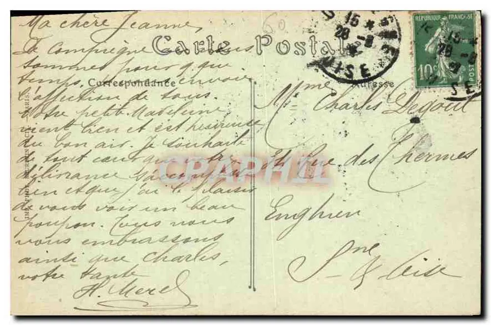Palácio de Compiègne — Facha principal — ND. Fot. n° 103 - Verso