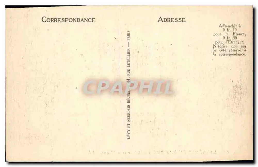 Bagnères-de-Bigorre — Der Adour und der Monné — LL - Rückseite