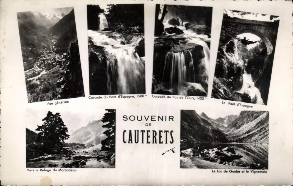 Cauterets — Lembrança de Cauterets — Edições JOVÉ, PAU - Frente