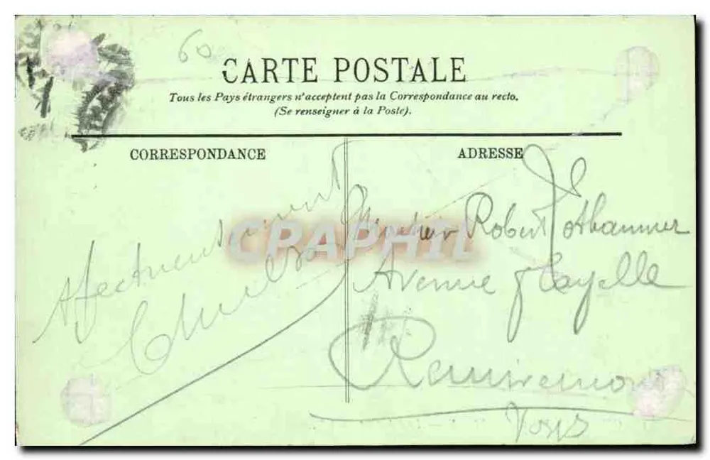 Castelo de Chantilly — Le Châtelet — LL. - Verso