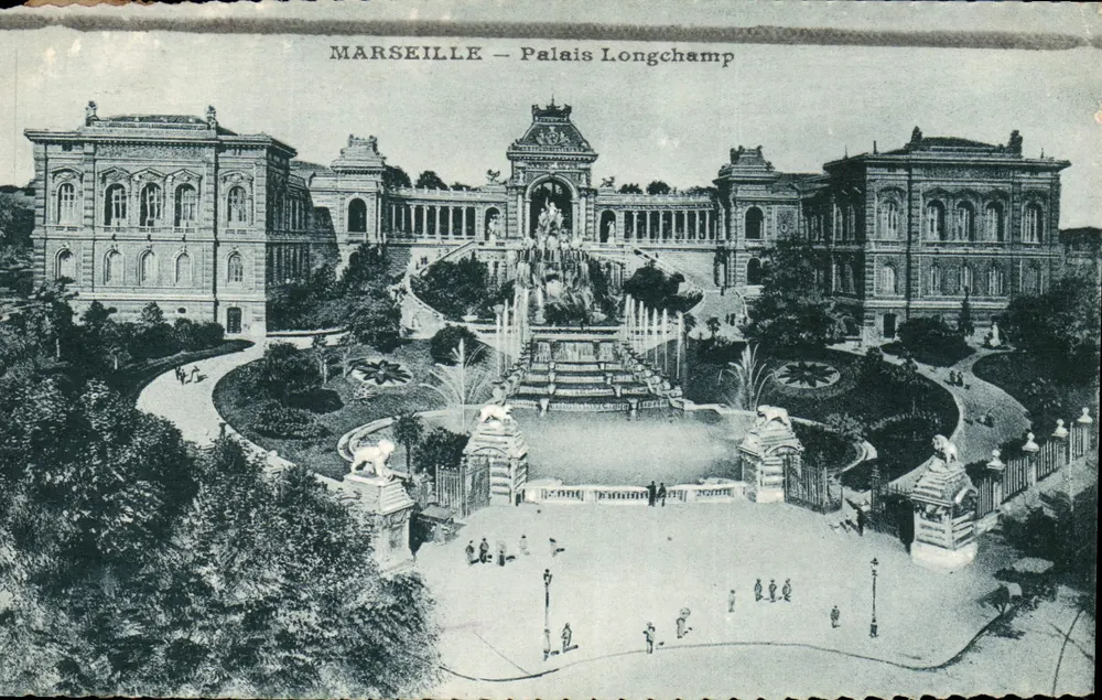Marselha — Palácio Longchamp — editor não identificado, número de série não visível - Frente
