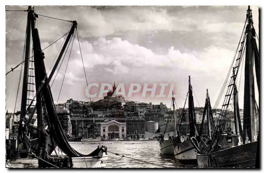 Fischerboote am Alten Hafen — Marseille — Verlag: Société Éditeurs de France, Nr. 125 - Vorderseite