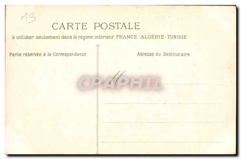 Marselha - A Catedral — Fototipia E. Lacour, 19, rue Thubanéan - Verso