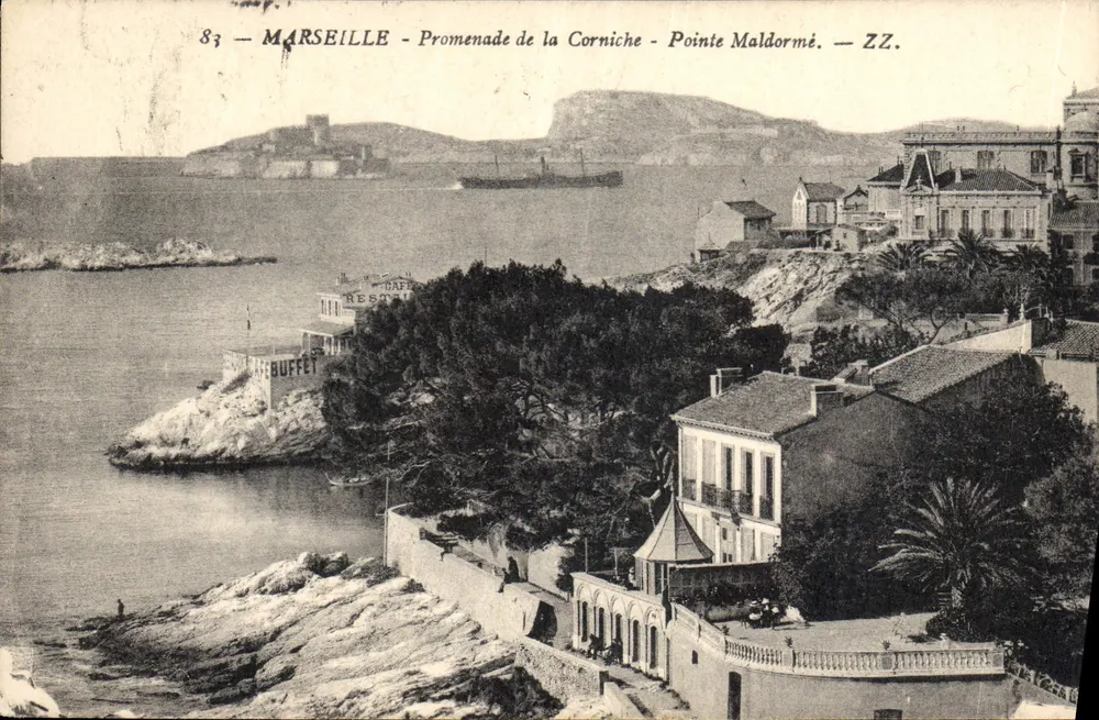 Marseille - Promenade de la Corniche - Pointe Maldormé — ZZ. - Awers