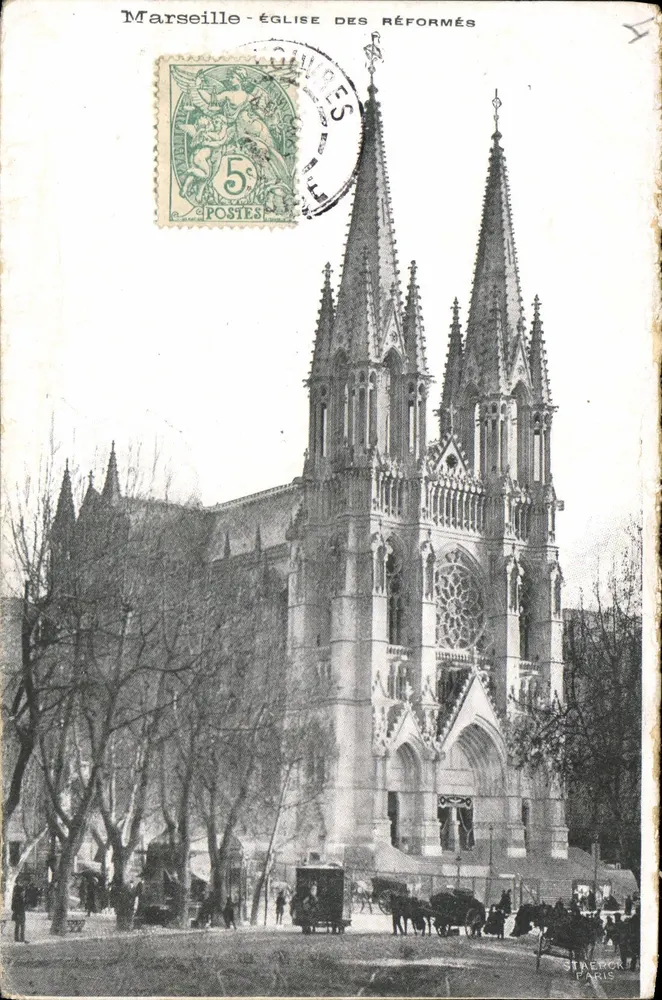 Marseille — Igreja dos Reformados — Staerck Paris - Frente