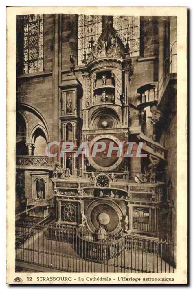 Straßburg - Die Kathedrale - Die astronomische Uhr - Vorderseite