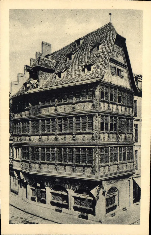 Estrasburgo — Casa Kammerzell — editor Félix Lumb, Estrasburgo, n°8 - Frente