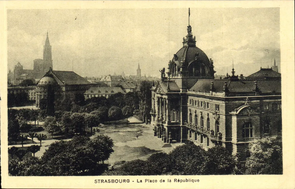 Straasburg - De Place de la République — nummer 67 - Voorkant