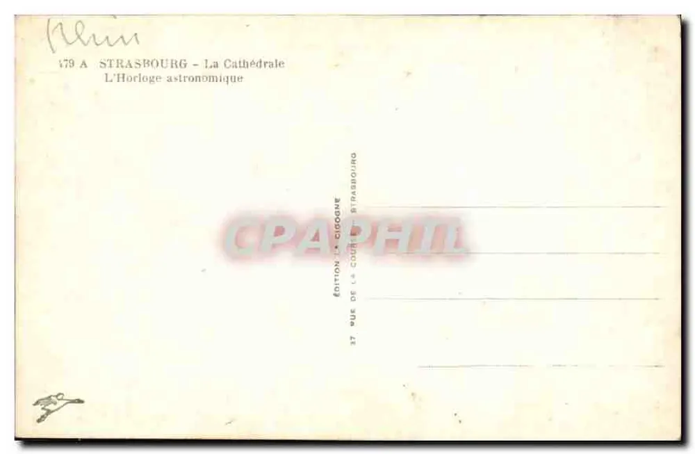 Straßburg - Die Kathedrale - Die astronomische Uhr - Rückseite