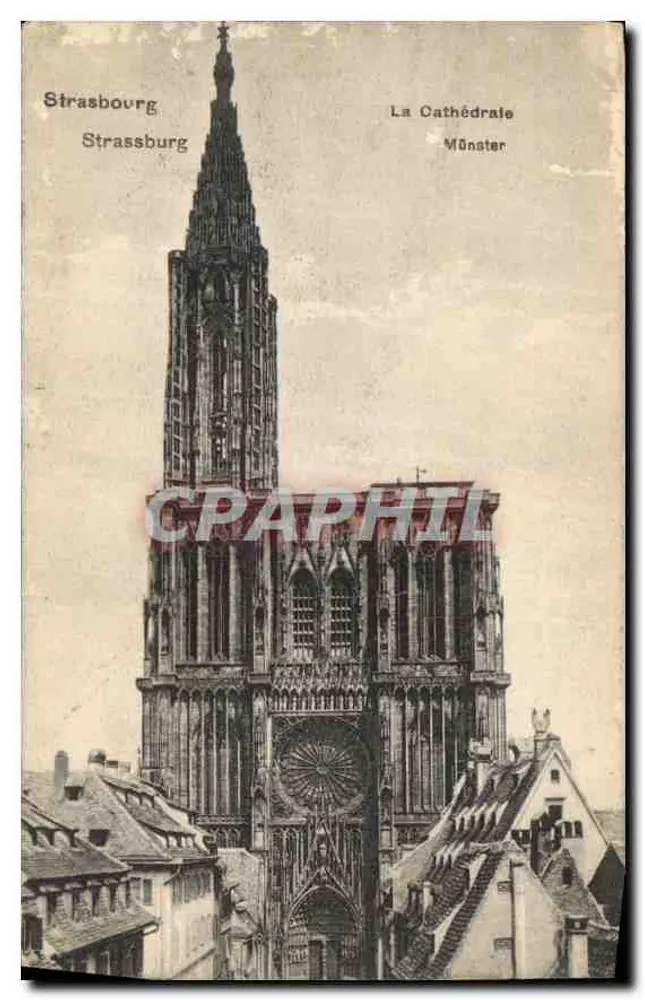 Estrasburgo — A Catedral — Strassburg, Strassbourg, Strasbourg, Münster - Frente