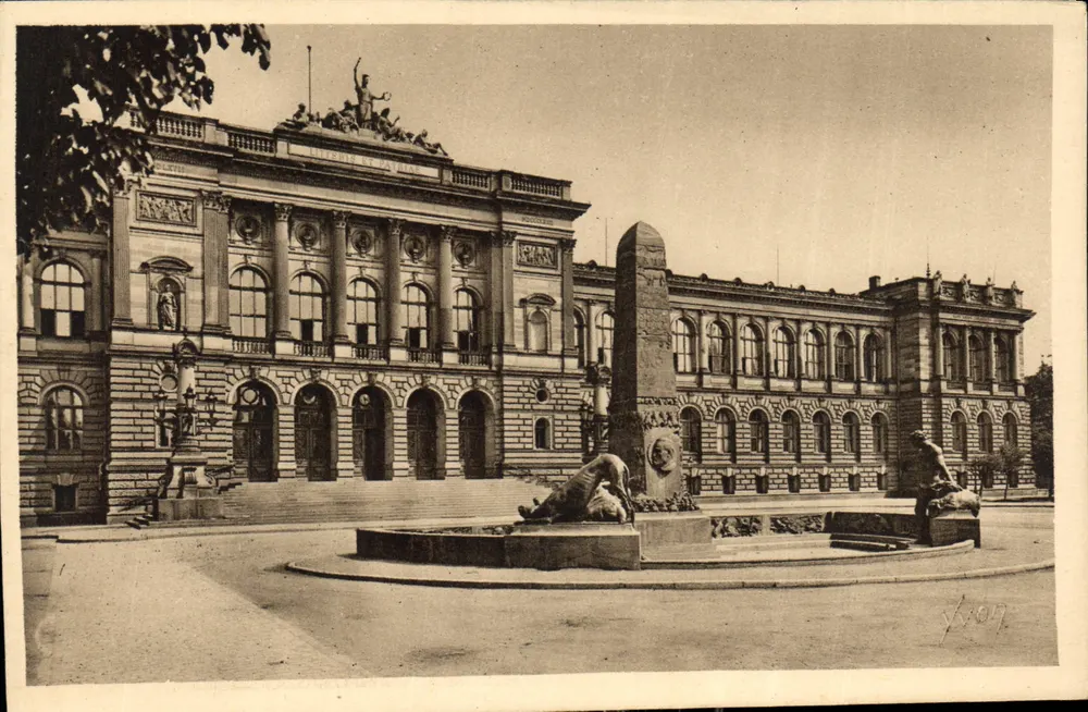 Straßburg — Die Universität — Les Éditions d'Art YVX, Paris - Vorderseite