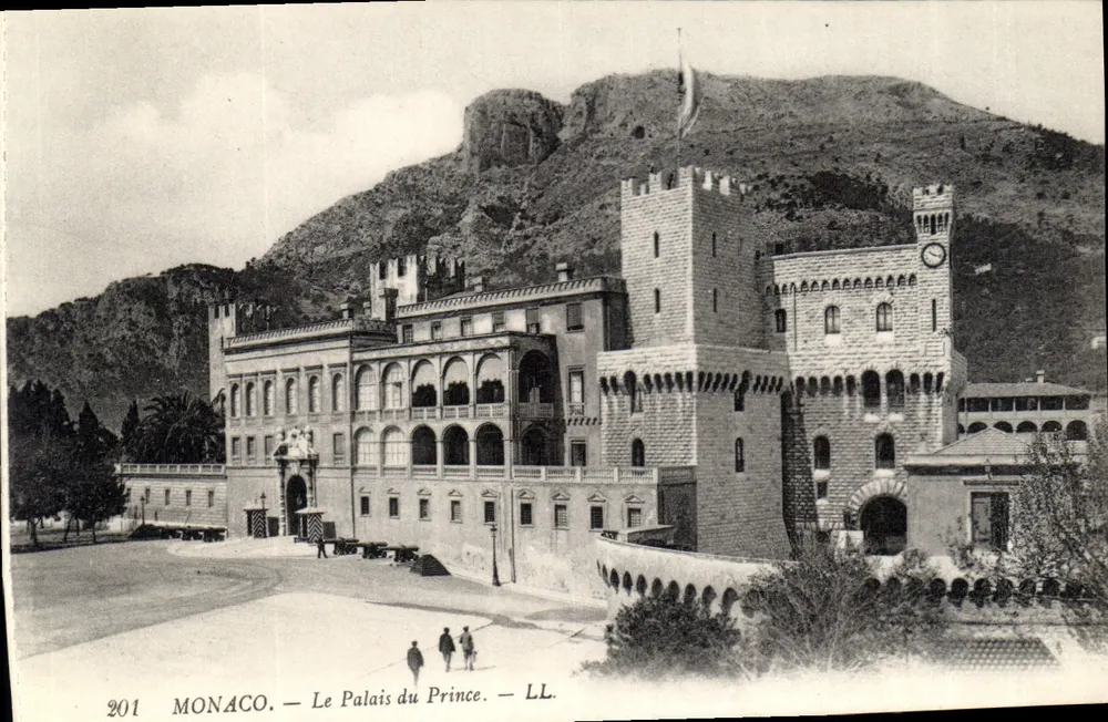 Monaco — O Palácio do Príncipe — LL. n° 201 - Frente