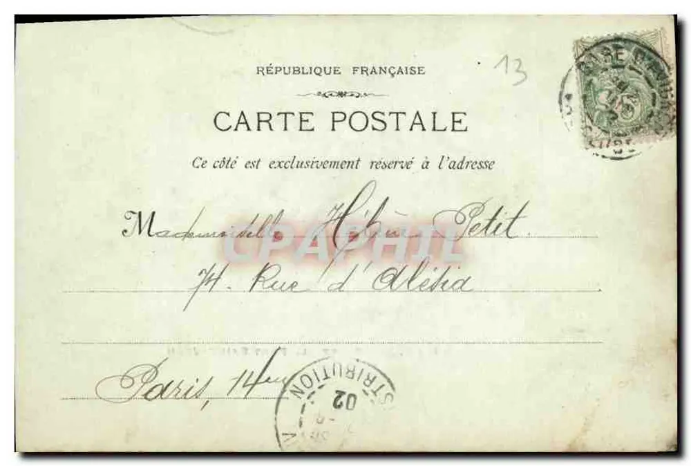 Marselha - O Forte Saint-Jean — editor Mouty-Lacou, n°37 - Verso