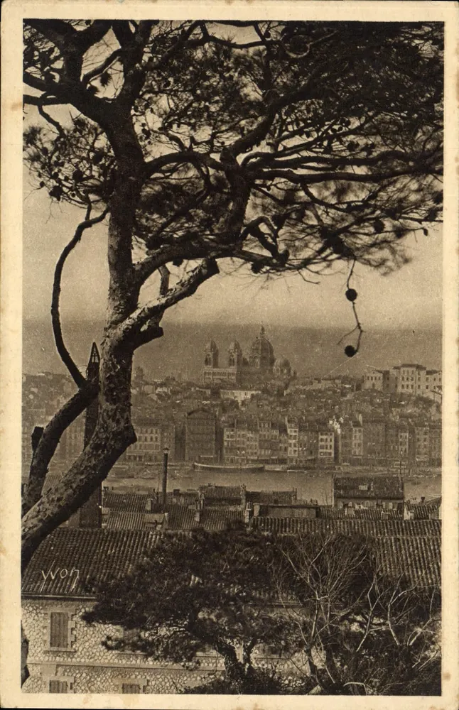 Vista de Marselha — editor 'La Douce France' n°16 - Frente