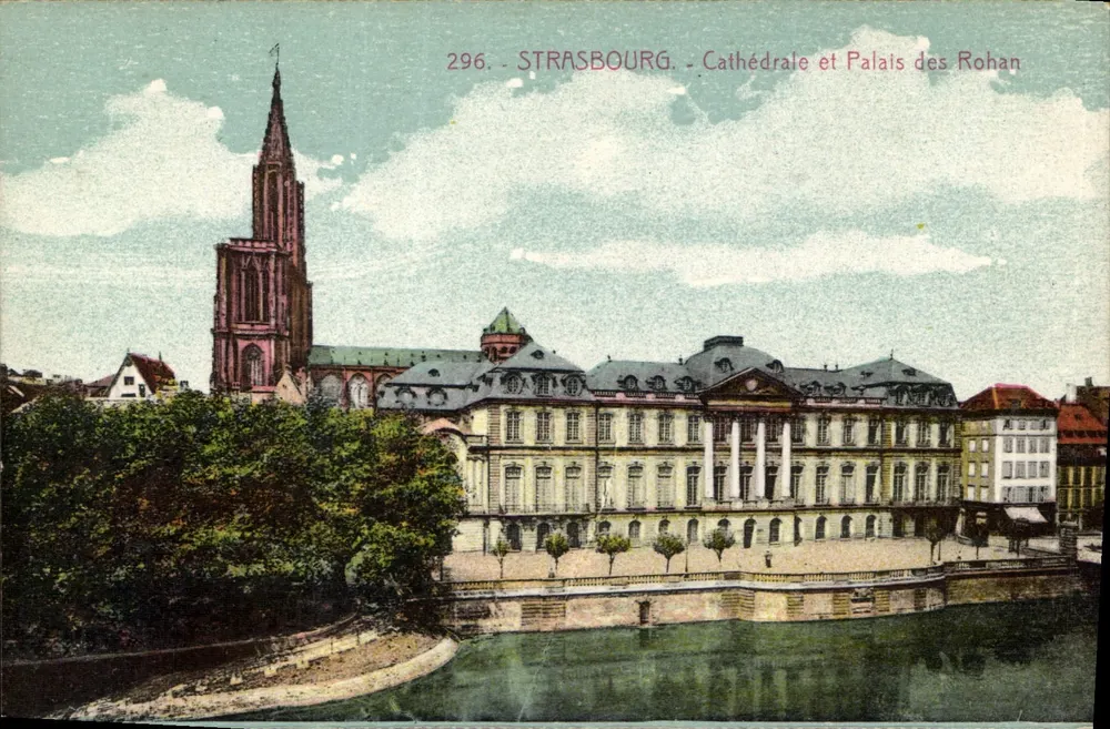Strasbourg - Kathedrale und Palais des Rohan — Verleger: Strasbourg Postcard, Nr. 296 - Vorderseite