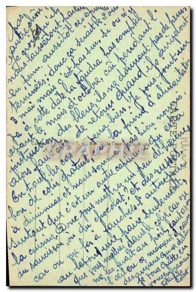 Strasbourg - Kathedrale und Palais des Rohan — Verleger: Strasbourg Postcard, Nr. 296 - Rückseite