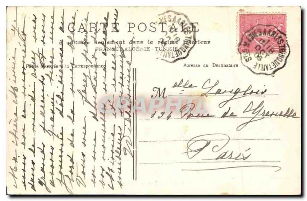 Les Saintes Maries — Allgemeiner Blick — Phototypie E. Lacour — Marseille, n°816 - Rückseite