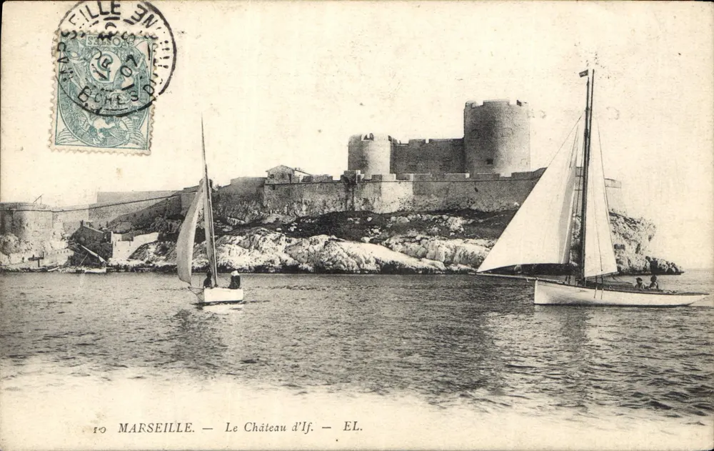 Marselha — O Castelo de If — EL. - Frente