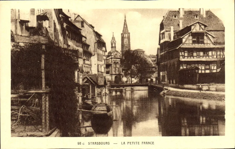 Straßburg — La Petite France — Karten « La Gigogne » - Vorderseite