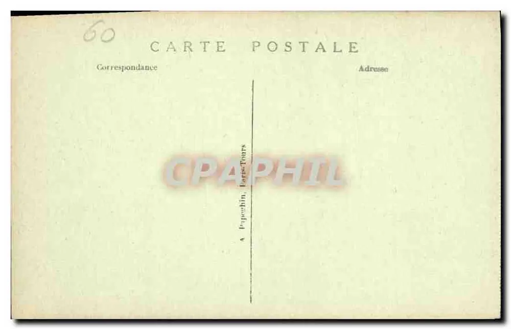 Château de Chantilly — Galerie der Gemälde — A. P. - Rückseite